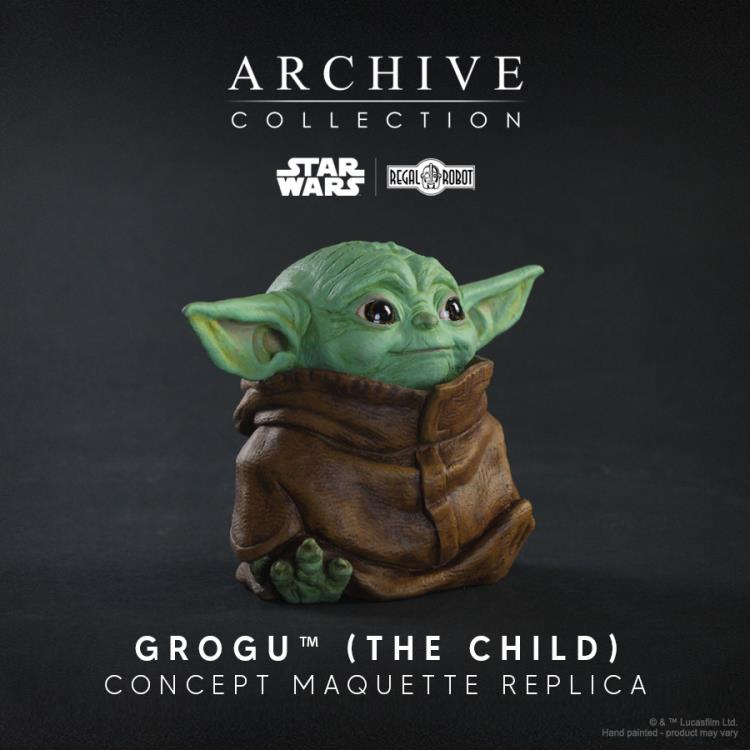 The Mandalorian Grogu (The Child) Concept Dual Signature Limited Edition Maquette Gallery Image 7