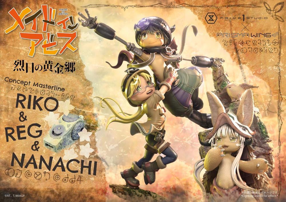 Made in Abyss Concept Masterline Prisma Wing Riko, Reg, and Nanachi Statue Gallery Image 93