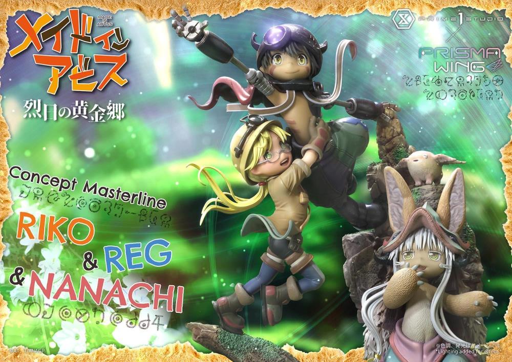 Made in Abyss Concept Masterline Prisma Wing Riko, Reg, and Nanachi Statue Gallery Image 95