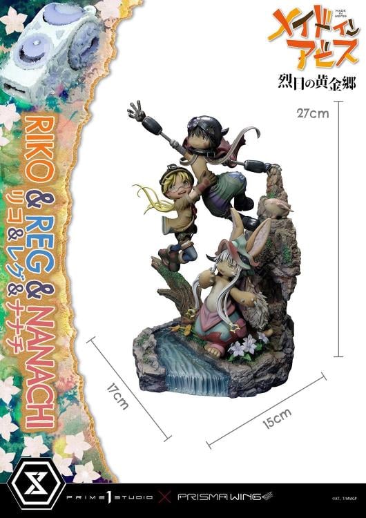Made in Abyss Concept Masterline Prisma Wing Riko, Reg, and Nanachi Statue Gallery Image 91