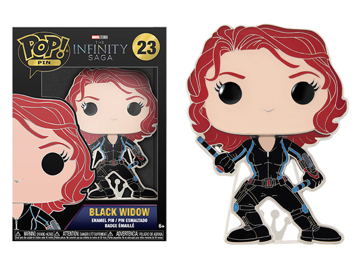 Pop! Pins: Marvel: The Infinity Saga - Black Widow Gallery Image 1