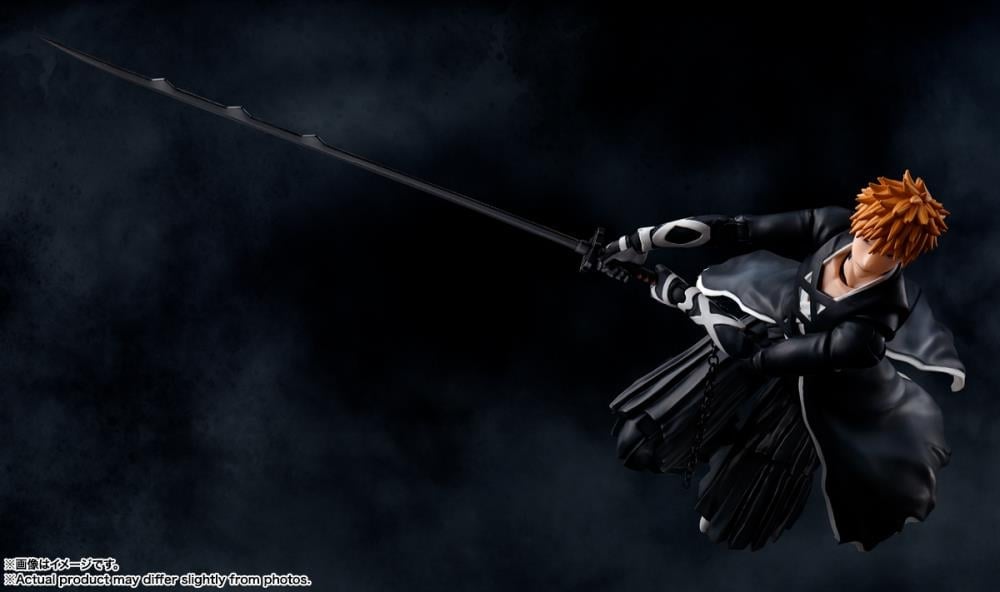 Bleach: Thousand-Year Blood War S.H.Figuarts Ichigo Kurosaki (Bankai Tensa Zangetsu) Action Figure Gallery Image 6