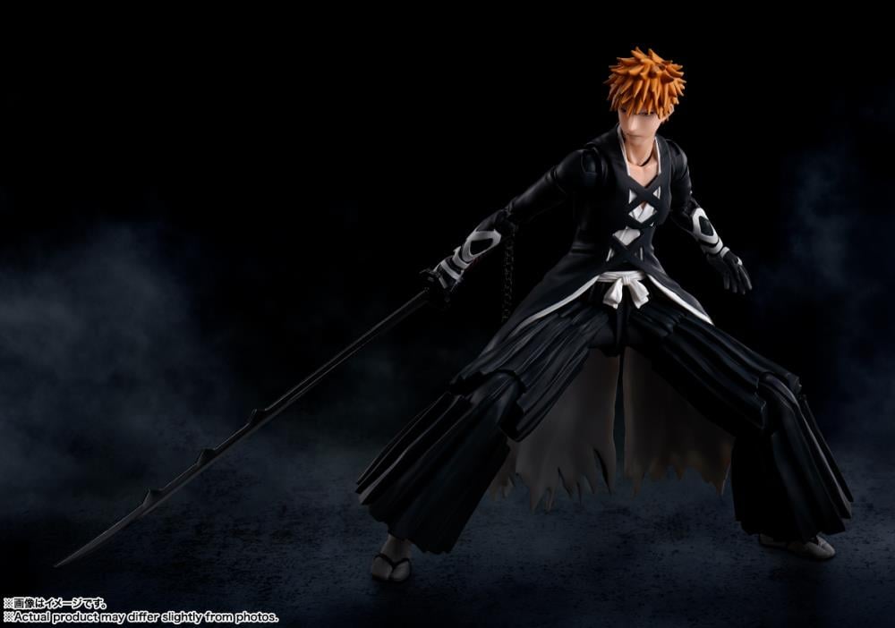 Bleach: Thousand-Year Blood War S.H.Figuarts Ichigo Kurosaki (Bankai Tensa Zangetsu) Action Figure Gallery Image 5