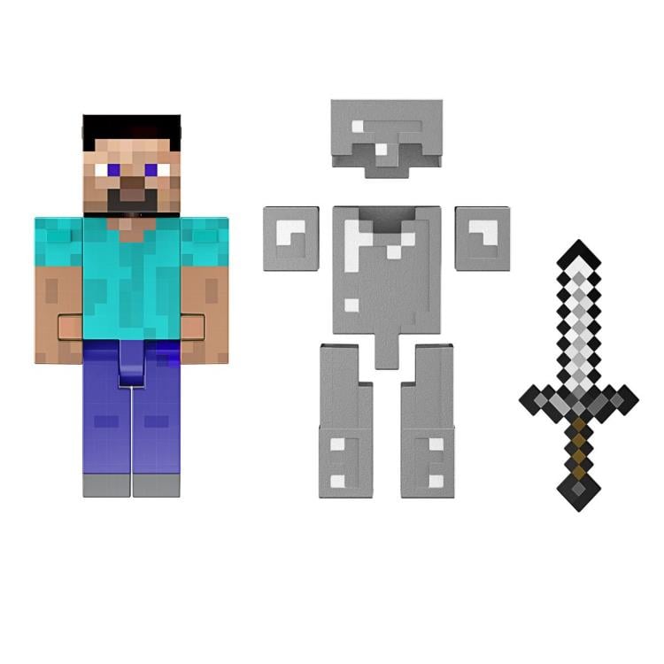 Minecraft Diamond Level Steve Figure Gallery Image 4