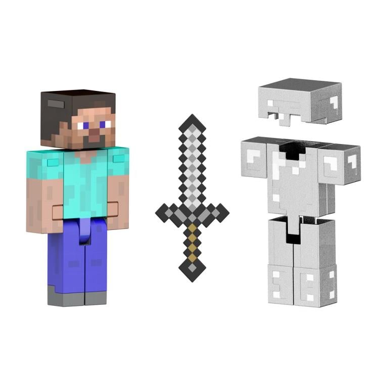 Minecraft Diamond Level Steve Figure Gallery Image 5