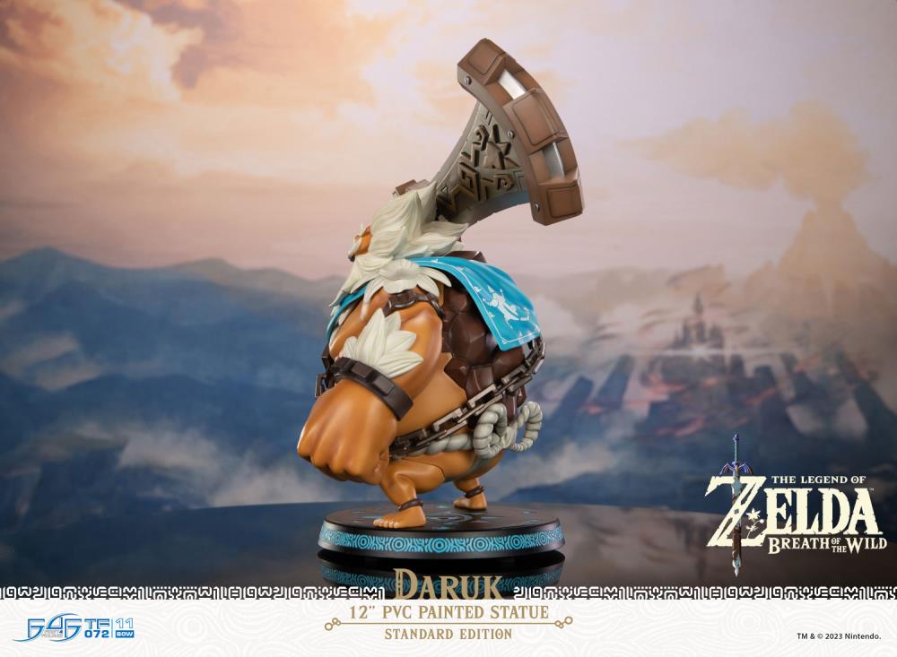First 4 Figures – Statue Daruk 30 Cm The Legend Of Zelda Breath Of The Wild, PVC, édition Collector Avec LED