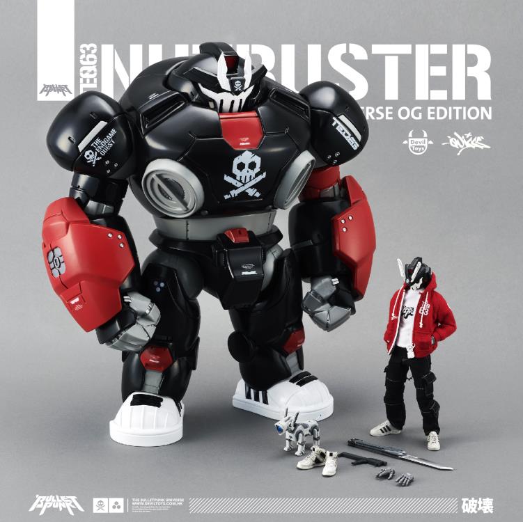 Bulletpunk TEQ63 Nutbuster Mecha Suit and Pilot 1/12 Scale Figure