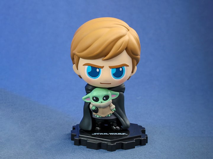 The Mandalorian Cosbi Star Wars Collection #003 Luke Skywalker with Grogu Gallery Image 1