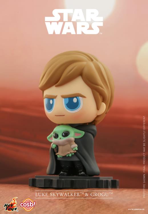 The Mandalorian Cosbi Star Wars Collection #003 Luke Skywalker with Grogu Gallery Image 4