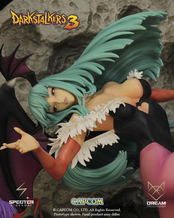 Darkstalkers 3 Specter Diorama Morrigan & Lilith Limited Edition 1/6 Scale Statue Gallery Image 11