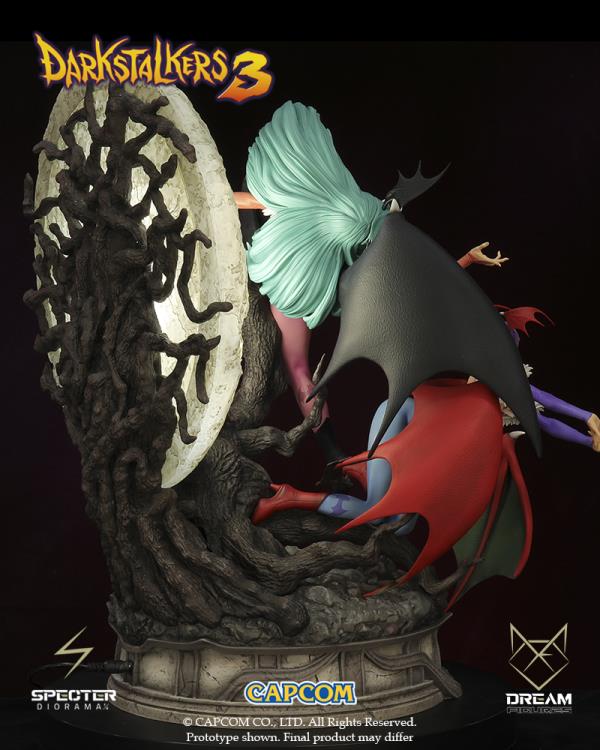 Darkstalkers 3 Specter Diorama Morrigan & Lilith Limited Edition 1/6 Scale Statue Gallery Image 5