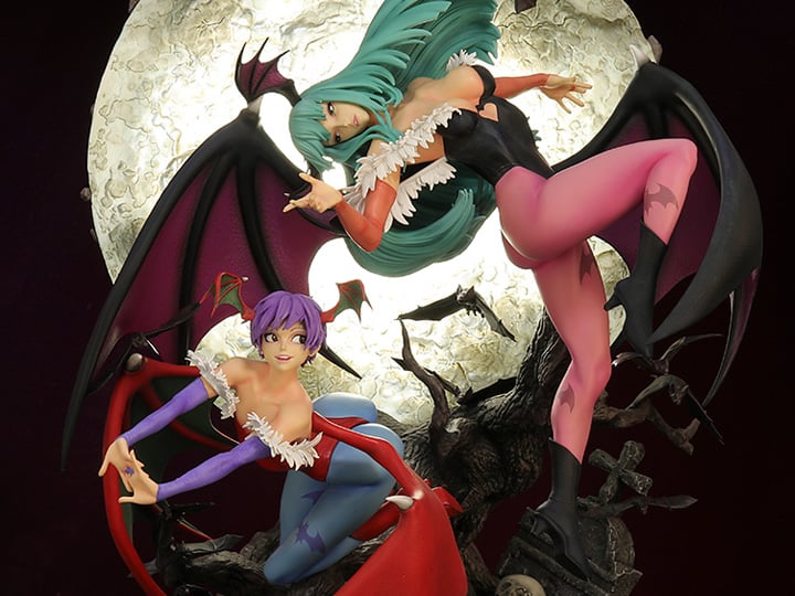 Darkstalkers 3 Specter Diorama Morrigan & Lilith Limited Edition 1/6 Scale Statue Gallery Image 1