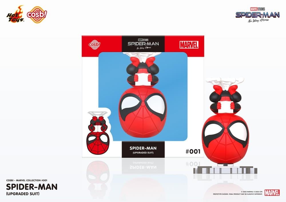 Spider-Man: No Way Home Cosbi Marvel Collection #001 Spider-Man (Upgraded Suit) Gallery Image 3