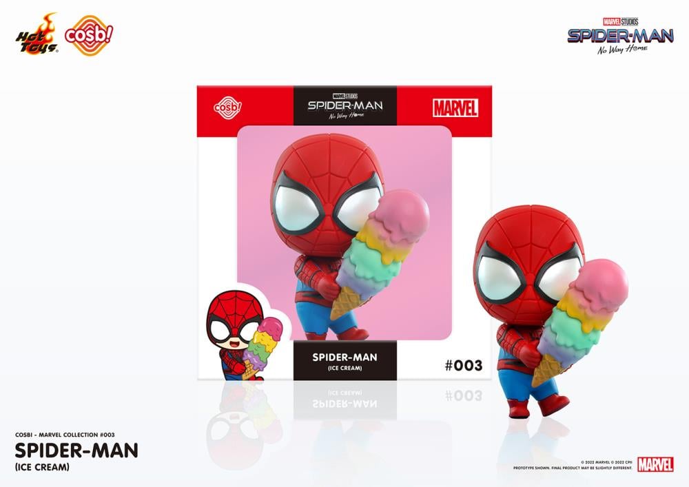 Spider-Man: No Way Home Cosbi Marvel Collection #003 Spider-Man (Ice Cream) Gallery Image 3