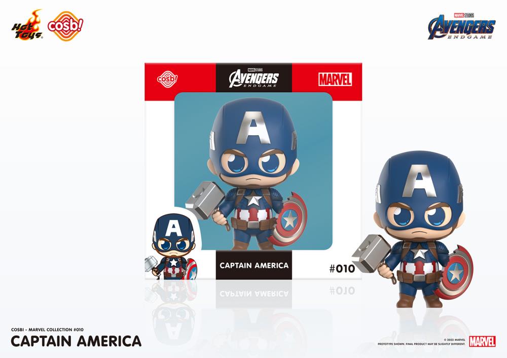 Avengers: Endgame Cosbi Marvel Collection #010 Captain America Gallery Image 3