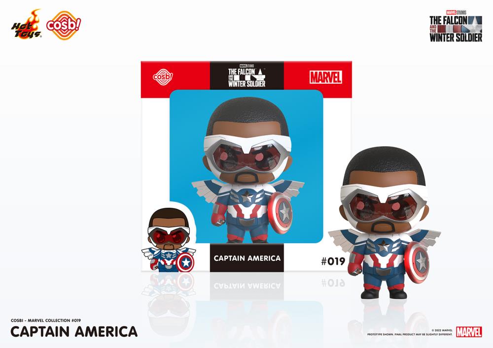 The Falcon and the Winter Soldier Cosbi Marvel Collection #019 Captain America Gallery Image 3