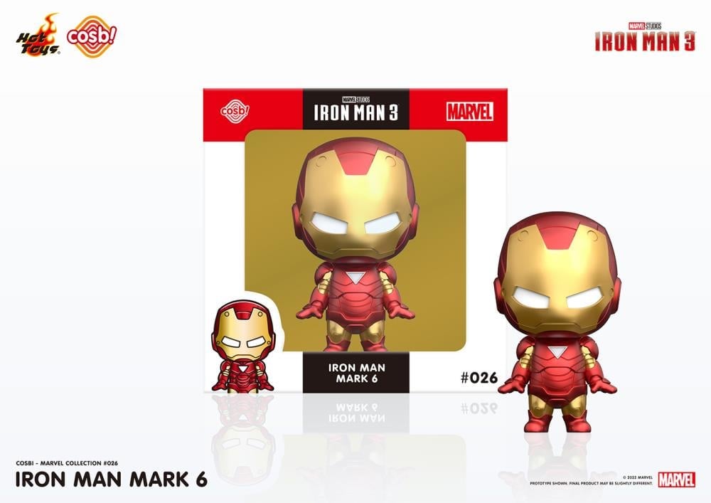 Iron Man 3 Cosbi Marvel Collection #026 Iron Man Mark 6 Gallery Image 3