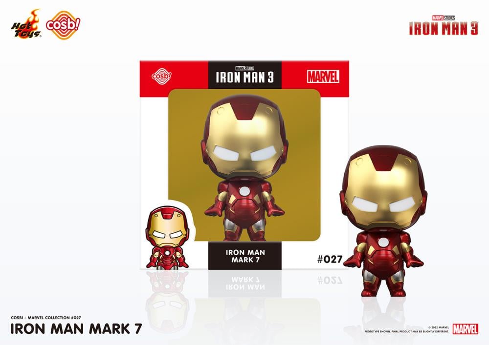 Iron Man 3 Cosbi Marvel Collection #027 Iron Man Mark 7 Gallery Image 3