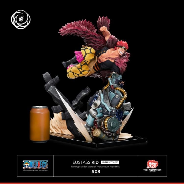 One Piece Ikigai Eustass Kid 1/6 Scale Limited Edition Statue Gallery Image 12