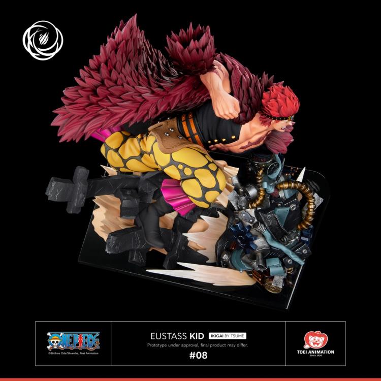 One Piece Ikigai Eustass Kid 1/6 Scale Limited Edition Statue Gallery Image 9