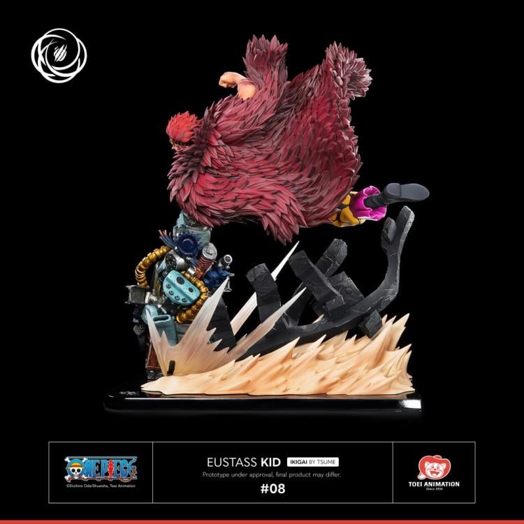 One Piece Ikigai Eustass Kid 1/6 Scale Limited Edition Statue Gallery Image 5
