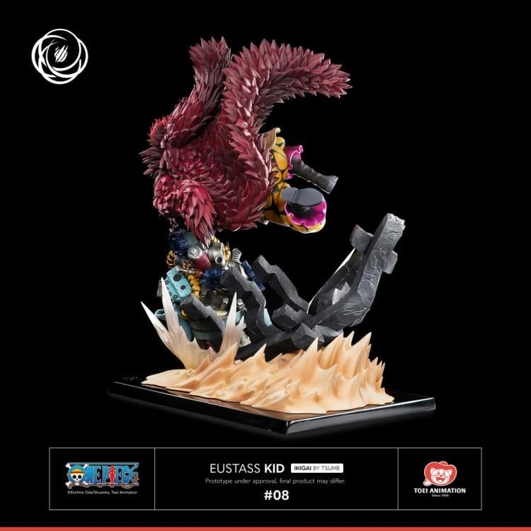 One Piece Ikigai Eustass Kid 1/6 Scale Limited Edition Statue Gallery Image 6