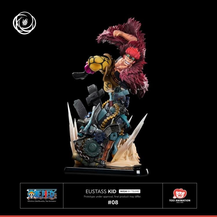 One Piece Ikigai Eustass Kid 1/6 Scale Limited Edition Statue Gallery Image 3