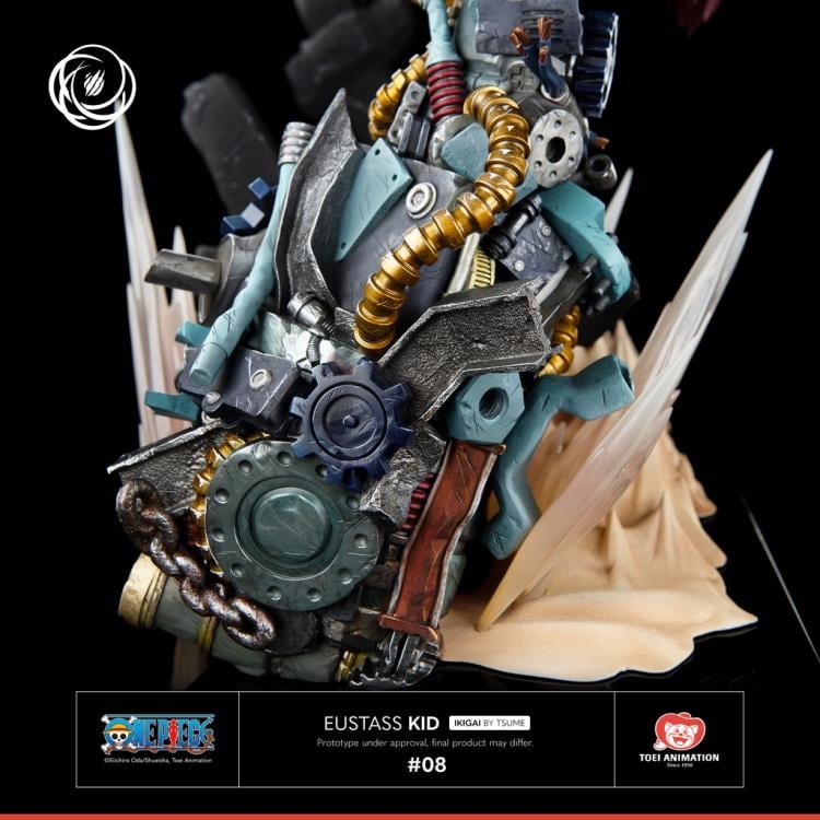 One Piece Ikigai Eustass Kid 1/6 Scale Limited Edition Statue Gallery Image 10