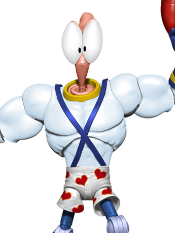 Earthworm Jim Boxer Shorts Jim BBTS Exclusive Figure Gallery Image 2