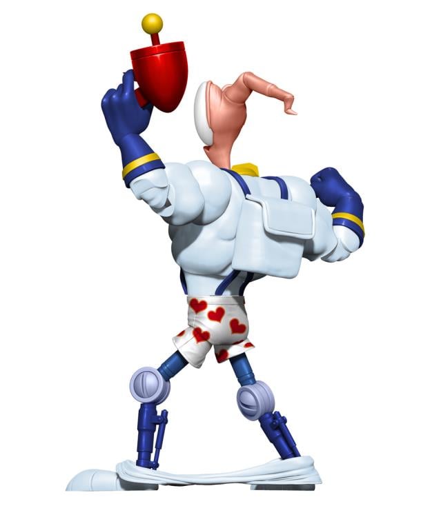 Earthworm Jim Boxer Shorts Jim BBTS Exclusive Figure Gallery Image 5