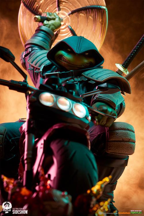 Teenage Mutant Ninja Turtles: The Last Ronin Michelangelo on Bike 1/4 Scale Limited Edition Statue Gallery Image 6