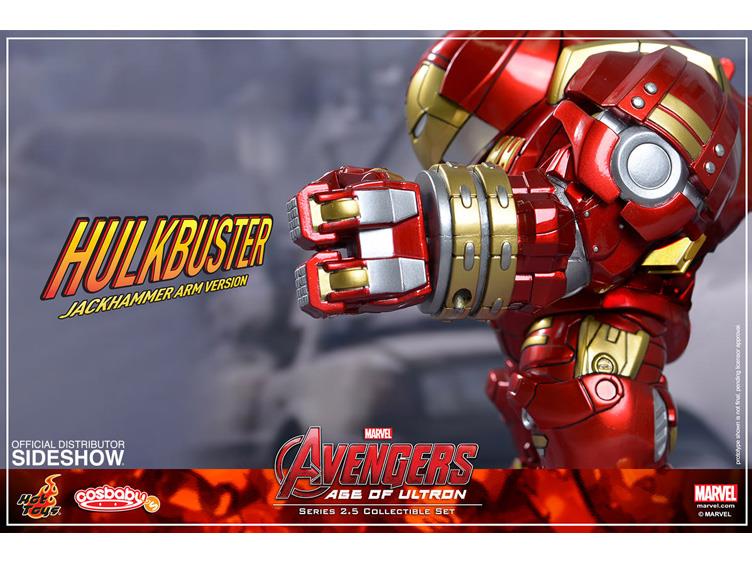 Avengers: Age of Ultron Cosbaby Vinyl Collectible Series 02.5 Hulkbuster & Tony Stark Gallery Image 2