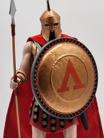 Guardians of Antiquity 6" Greek Spartan Lochagos Figure Gallery Image 2