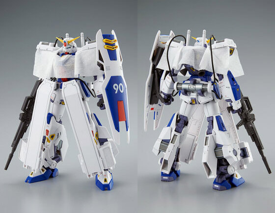 Mobile Suit Gundam F90 MG F90 Gundam F90 Mission Pack C & T Types 1/100 Scale Exclusive Model Kit Gallery Image 3