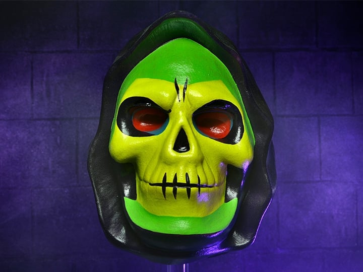 Masters of the Universe Skeletor (Classic) Deluxe Latex Mask Gallery Image 1
