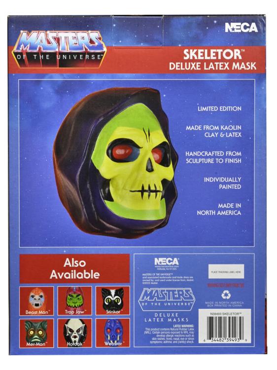 Masters of the Universe Skeletor (Classic) Deluxe Latex Mask Gallery Image 14