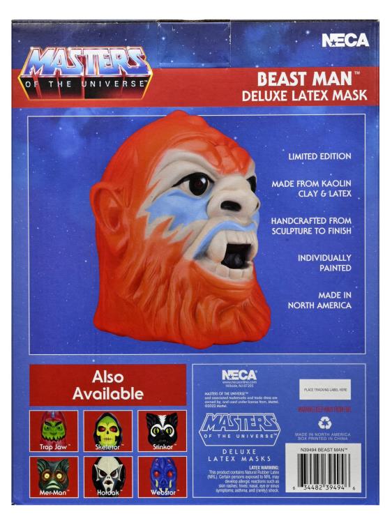 Masters of the Universe Beast Man (Classic) Deluxe Latex Mask Gallery Image 13
