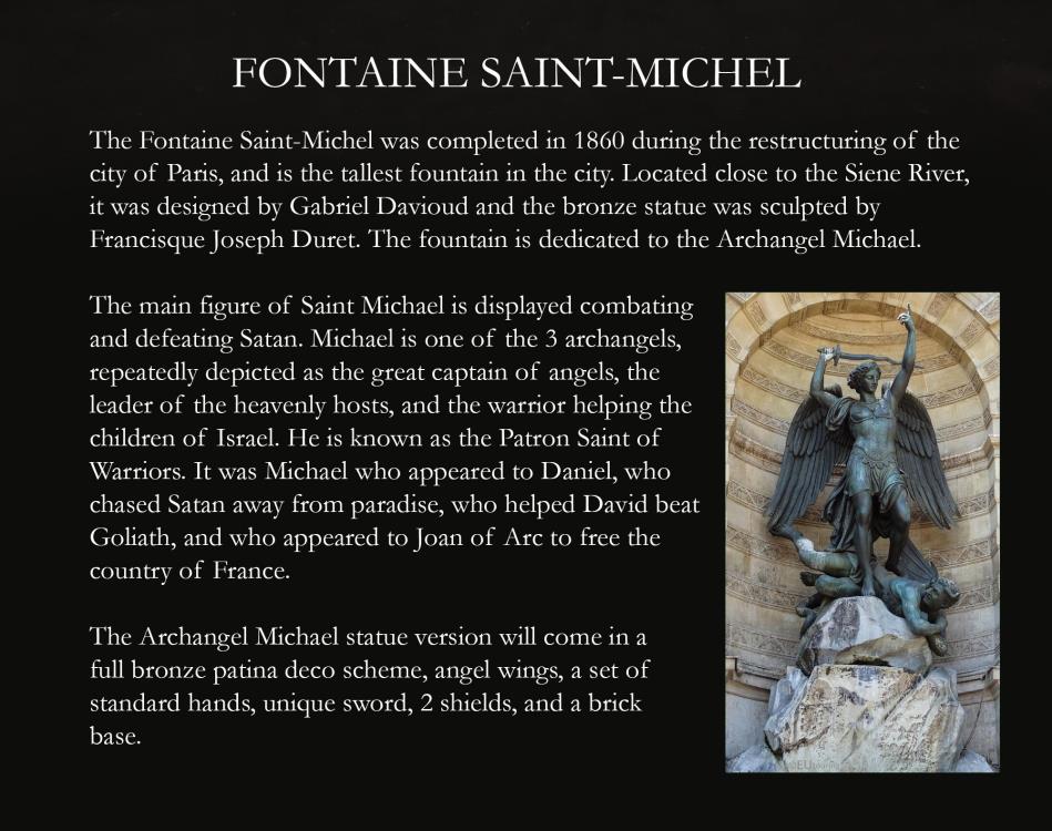Biblical Adventures Fontaine Saint-Michel (Francisque Joseph Duret) 1/12 Scale Figure Gallery Image 4