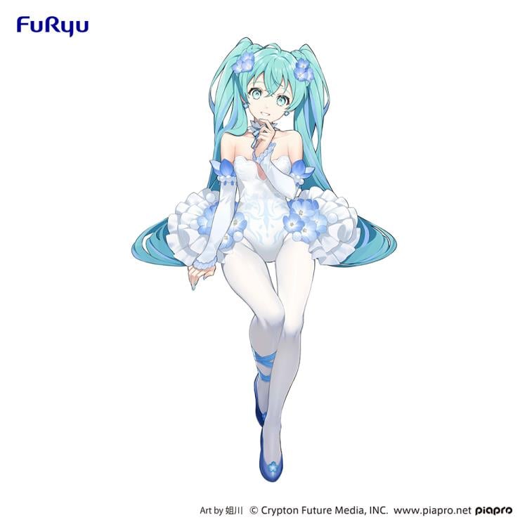 Vocaloid Hatsune Miku (Flower Fairy Nemophila Ver.) Noodle Stopper Figure (Reissue) Gallery Image 16