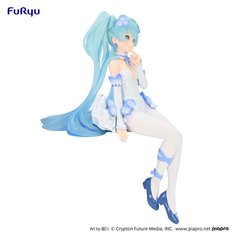 Vocaloid Hatsune Miku (Flower Fairy Nemophila Ver.) Noodle Stopper Figure (Reissue) Gallery Image 15