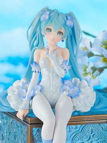 Vocaloid Hatsune Miku (Flower Fairy Nemophila Ver.) Noodle Stopper Figure (Reissue) Gallery Image 2