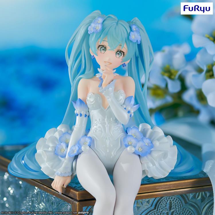 Vocaloid Hatsune Miku (Flower Fairy Nemophila Ver.) Noodle Stopper Figure (Reissue) Gallery Image 6