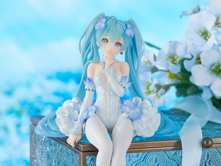 Vocaloid Hatsune Miku (Flower Fairy Nemophila Ver.) Noodle Stopper Figure (Reissue) Gallery Image 1