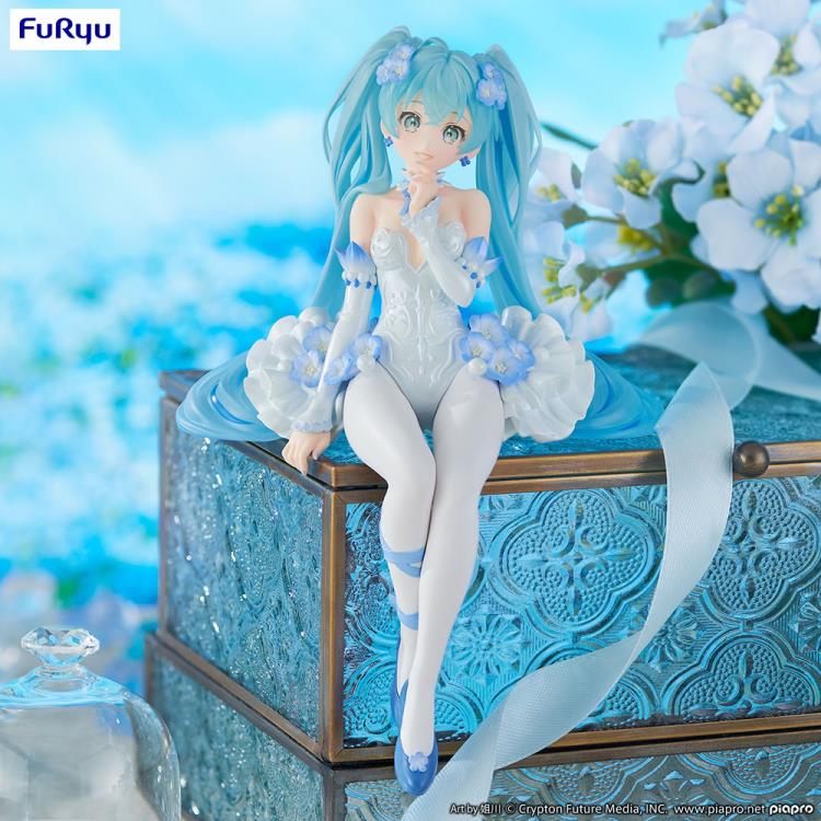 Vocaloid Hatsune Miku (Flower Fairy Nemophila Ver.) Noodle Stopper Figure (Reissue) Gallery Image 3