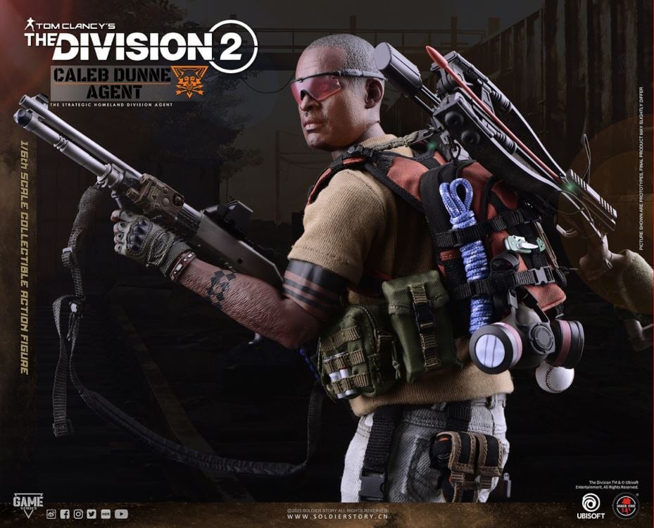 Tom Clancy's The Division 2 Agent Caleb Dunne 1/6 Scale Figure Gallery Image 10