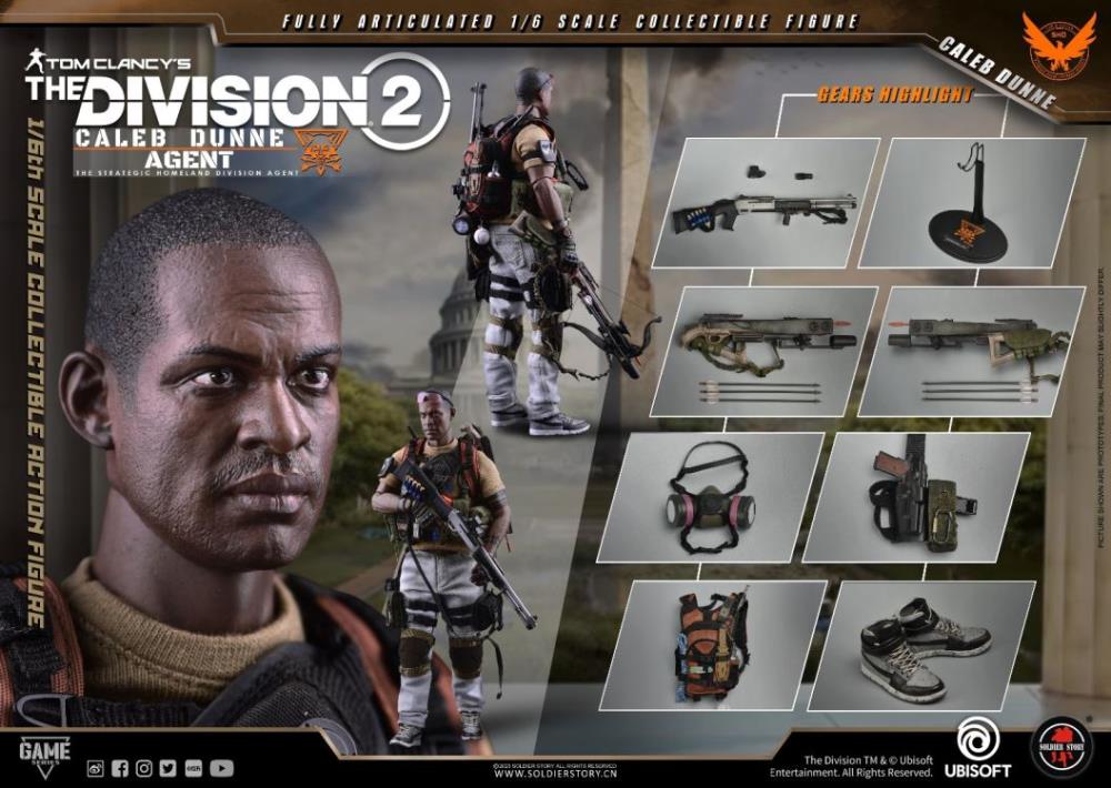 Tom Clancy's The Division 2 Agent Caleb Dunne 1/6 Scale Figure Gallery Image 34