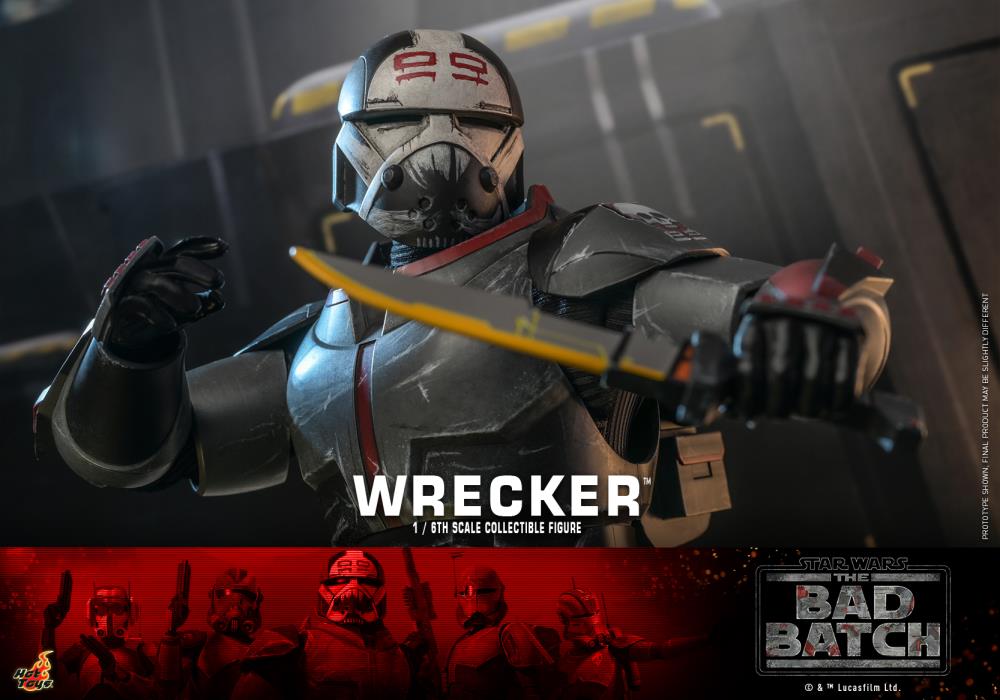 Star Wars: The Bad Batch TMS099 Wrecker 1/6th Scale Collectible Figure Gallery Image 20