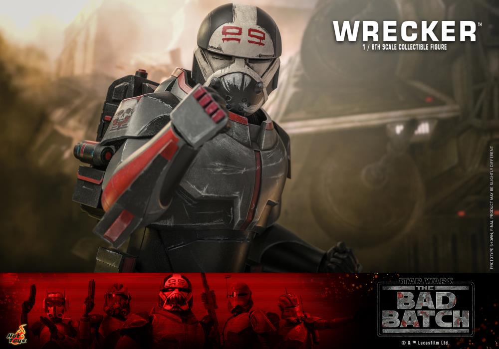 Star Wars: The Bad Batch TMS099 Wrecker 1/6th Scale Collectible Figure Gallery Image 18