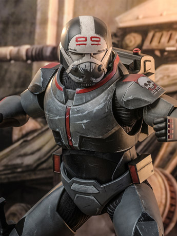 Star Wars: The Bad Batch TMS099 Wrecker 1/6th Scale Collectible Figure Gallery Image 2