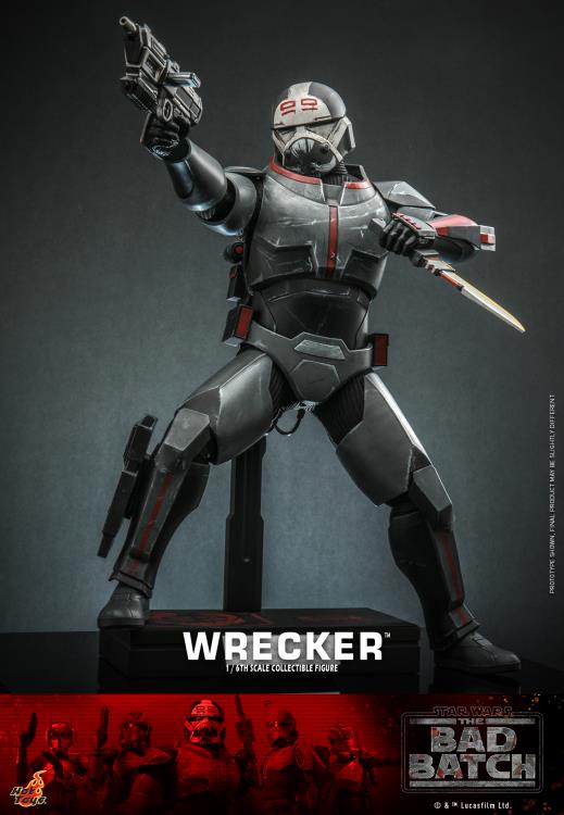 Star Wars: The Bad Batch TMS099 Wrecker 1/6th Scale Collectible Figure Gallery Image 5